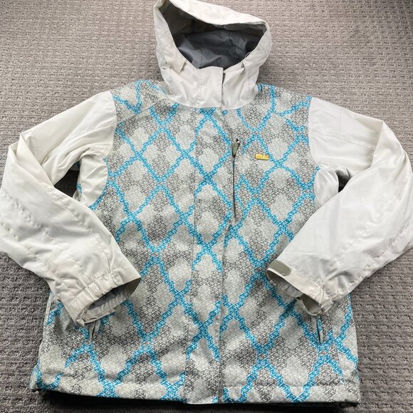 DC Jackets & Blazers - DC Shoes Exotek 5000 Jacket Women Fits Size Large L White  All Over Print